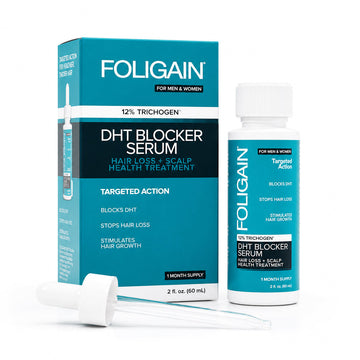 FOLIGAIN® Hair Regrowth DHT Blocker Serum with 12% TRICHOGEN®