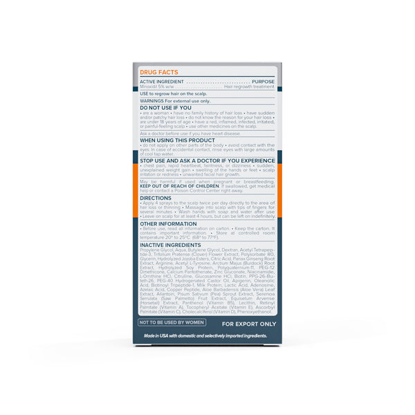 FOLIGAIN Advanced Haarwuchs für Männer Minoxidil 5 % + Trioxidil 5 %