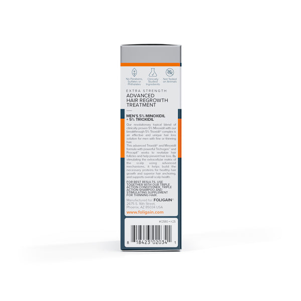 FOLIGAIN Advanced Haarwuchs für Männer Minoxidil 5 % + Trioxidil 5 %