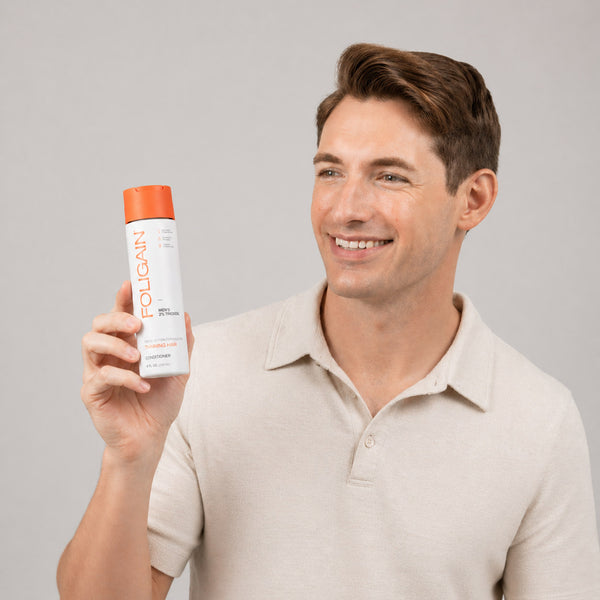 FOLIGAIN Triple Action Conditioner For Thinning Hair For Men with 2% TRIOXIDIL® - FOLIGAIN EUROPE