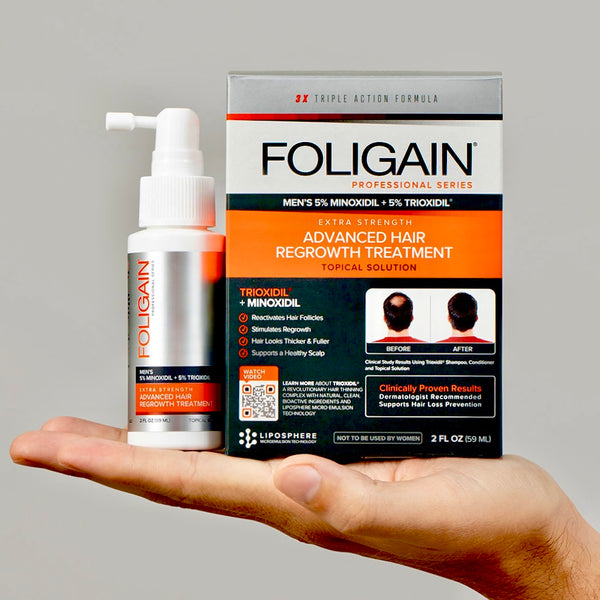 FOLIGAIN Advanced Haarwuchs für Männer Minoxidil 5 % + Trioxidil 5 %